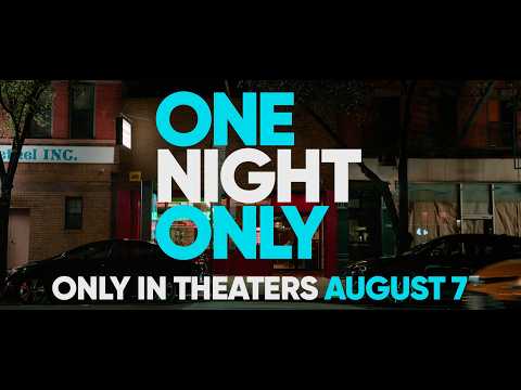 One Night Only trailer