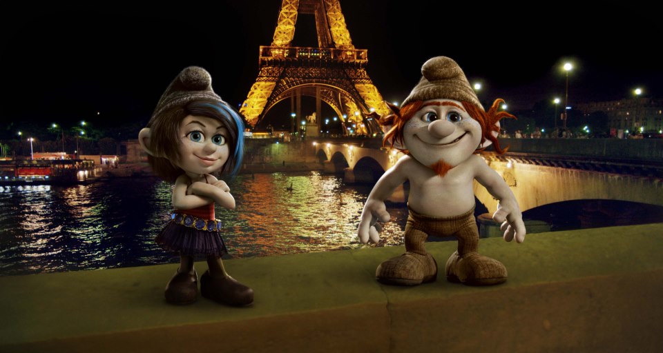  Check out Vexy (left, voiced by Christina Ricci) and Hackus (voiced by JB Smoove) the Naughty Smurf-like creatures created by Gargamel for The Smurfs 2.