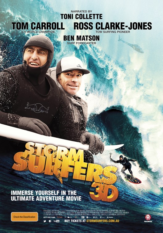 Storm Surfers 3D Movie Poster - #127131