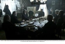 President Lincoln (Daniel Day-Lewis, far right) meets with his Cabinet to discuss the planned attack on Fort Fisher in this scene from director Steven Spielberg's drama Lincoln from DreamWorks Studios. Ph: David James. 104722 photo