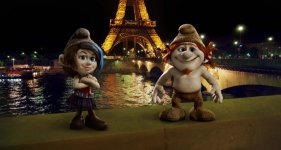 Check out Vexy (left, voiced by Christina Ricci) and Hackus (voiced by JB Smoove) the Naughty Smurf-like creatures created by Gargamel for The Smurfs 2. 105157 photo