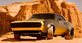 Bumblebee gets a face-lift and a tougher paint job in the form of this 1967 modded-out vintage Chevy Camaro. 133339 photo