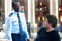 Don Cheadle stars as Col. James 'Rhodey' Rhodes and Robert Downey Jr. stars as Tony Stark/Iron Man in Paramount Pictures' "Iron Man 2". 16431 photo