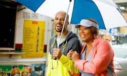 Common stars as Scott McKnight and Queen Latifah stars as Leslie Wright in Fox Searchlight Pictures' "Just Wright". 17582 photo