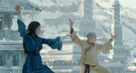 Nicola Peltz stars as Katara and Noah Ringer stars as Aang in Paramount Pictures' "The Last Airbender". 21466 photo