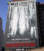 Skyscrapper-sized poster for Inception in New York City 22365 photo