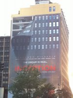 An Inception poster ten-stories high in New York City 22366 photo
