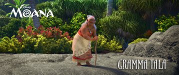 RACHEL HOUSE (“Whale Rider,” “Hunt for the Wilderpeople”) voices GRAMMA TALA, Moana’s confidante and best friend, who shares her granddaughter’s special connection to the ocean. 360092 photo