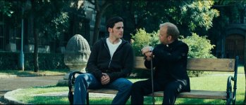 (L-r) COLIN O'DONOGHUE as Michael Kovak and TOBY JONES as Father Matthew in New Line Cinemas psychological thriller THE RITE, a Warner Bros. Pictures release. 38839 photo
