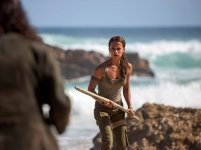 ALICIA VIKANDER as Lara Croft in Warner Bros. Pictures and Metro-Goldwyn-Mayer Pictures’ action adventure “TOMB RAIDER,” opening March 16, 2018. Photo by Graham Bortholomew 430478 photo