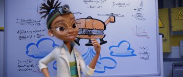 Kendra Wilson (voiced by Yara Shahidi) in PAW PATROL: THE MOVIE from Paramount Pictures. Photo Credit: Courtesy of Spin Master. 589285 photo