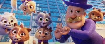 Mayor Humdinger (voiced by Ron Pardo) in PAW PATROL: THE MOVIE from Paramount Pictures. Photo Credit: Courtesy of Spin Master. 589286 photo