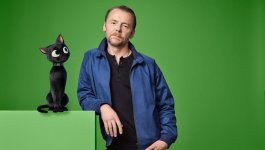 Simon Pegg and his character Bob in “Luck,” premiering August 5, 2022 on Apple TV+. 648349 photo