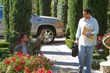 Eugenio Derbez as "Felipe" and Adam Sandler as "Jack" in Jack and Jill. 66767 photo
