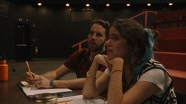 Ben Platt and Molly Gordon in the film THEATER CAMP. Courtesy of Searchlight Pictures. 692667 photo