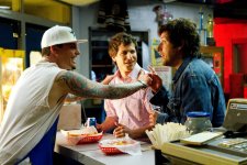 Vanilla Ice, Todd (Andy Samberg) and Donny Berger (Adam Sandler) in Columbia Pictures' comedy That's My Boy. 86188 photo