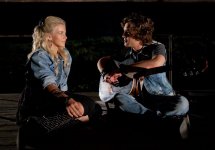 JULIANNE HOUGH as Sherrie Christian and DIEGO BONETA as Drew Boley in New Line Cinema’s rock musical ROCK OF AGES, a Warner Bros. Pictures release. 93077 photo