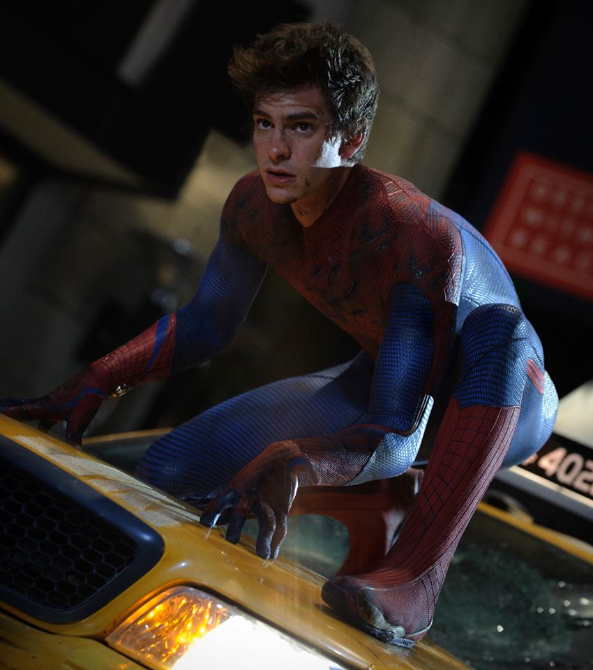 The Amazing Spider-Man 2 (2014) movie still with Andrew Garfield. 
