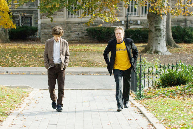  Jesse Eisenberg stars as Cheston and Michael Douglas stars as Ben in Anchor Bay Films' &quot;Solitary Man&quot;.