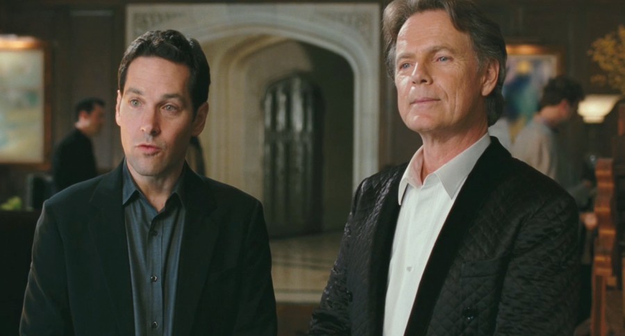  Paul Rudd as Tim Conrad and Bruce Greenwood as Fender in Paramount Pictures' &quot;Dinner for Schmucks&quot;. 