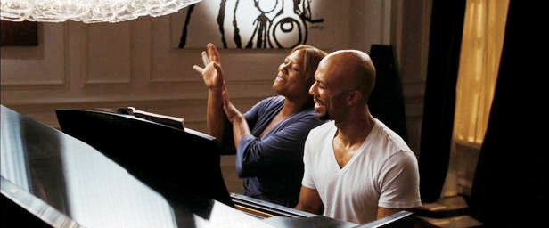  Queen Latifah stars as Leslie Wright and Common stars as Scott McKnight in Fox Searchlight Pictures' &quot;Just Wright&quot;.