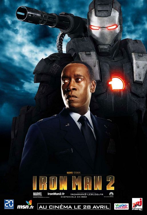  Iron Man 2 poster from France featuring Don Cheadle.