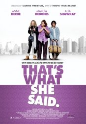 That's What She Said movie poster