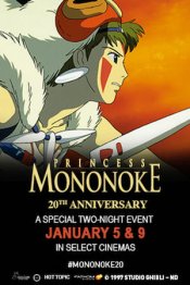 Princess Mononoke 20th Anniversary poster