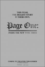Page One: A Year Inside the New York Times poster