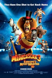 Madagascar 3: Europe's Most Wanted movie poster