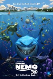 Finding Nemo 3D movie poster