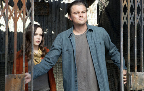  Ellen Page stars as Ariadne and Leonardo DiCaprio stars as Jacob Hastley in Warner Bros. Pictures' &quot;Inception&quot;.