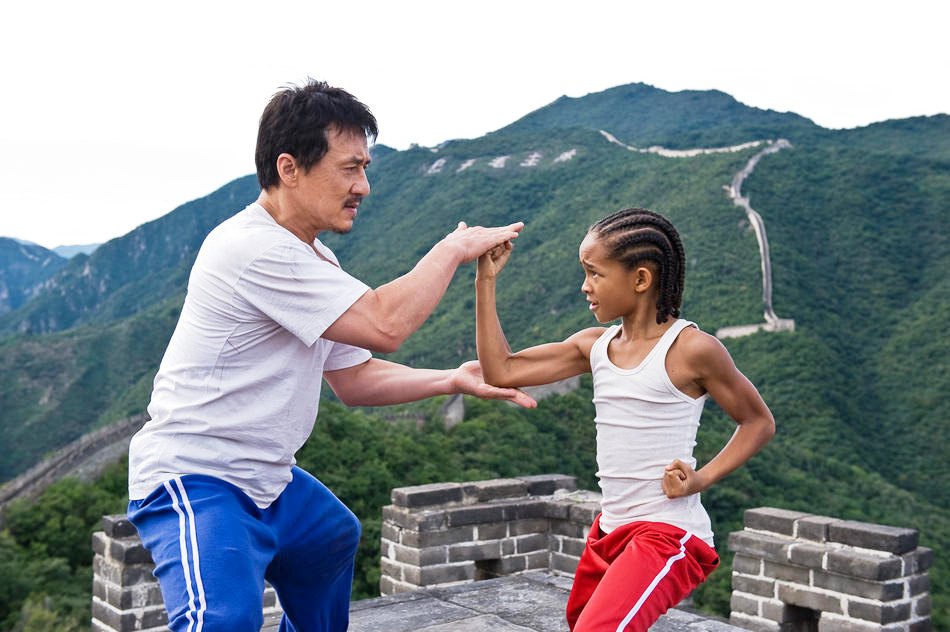  Jackie Chan stars as Mr. Han and Jaden Smith stars as Dre Parker in Sony Pictures' &quot;The Karate Kid&quot;.