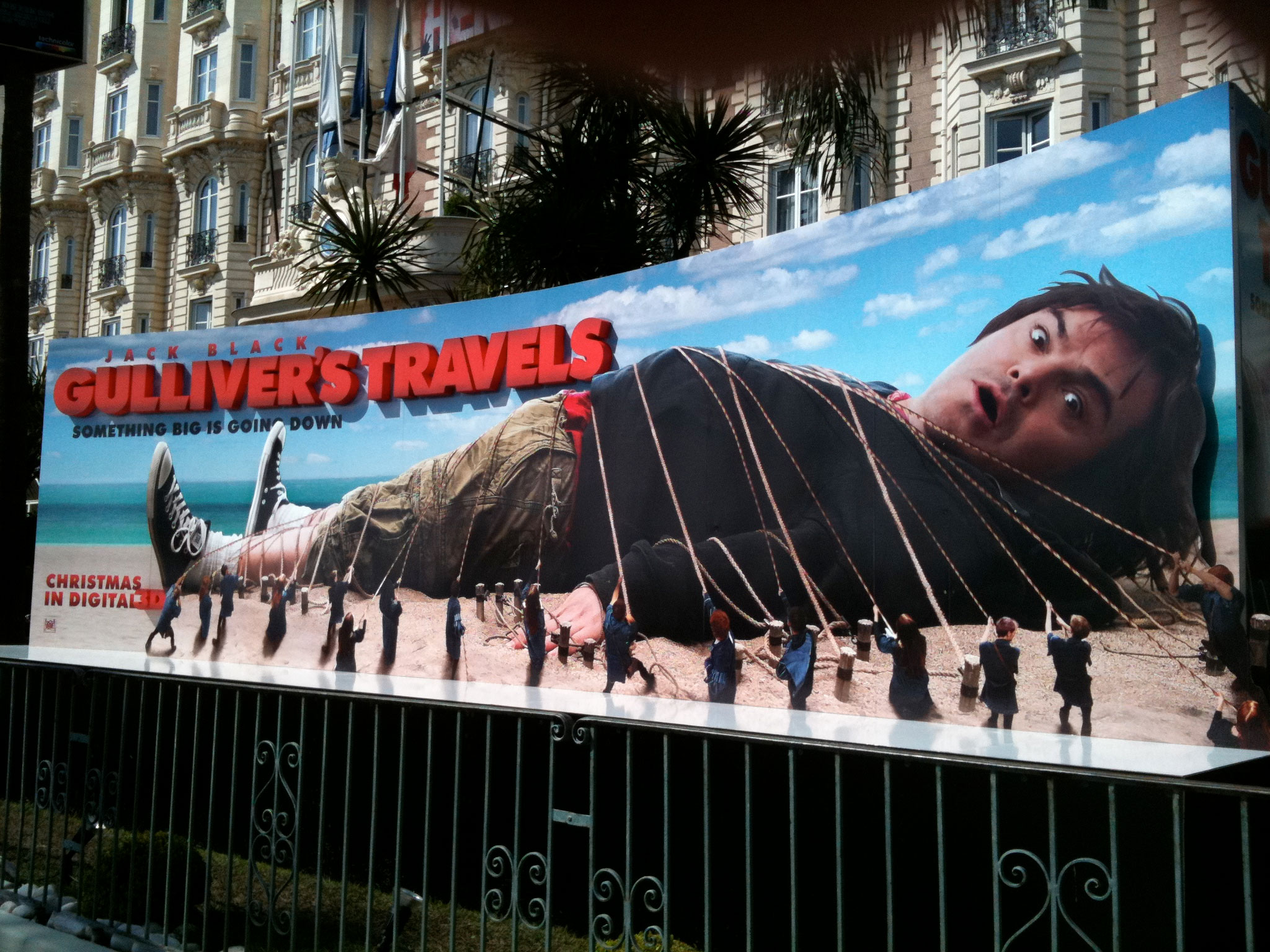  A giant poster display spotted by Empire while the Cannes Film Festival