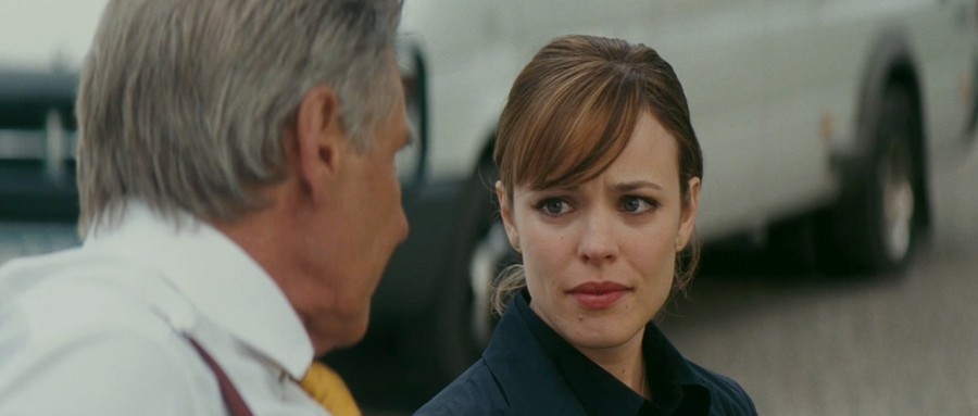  Harrison Ford (Mike Pomeroy) and Rachel McAdams (Becky Fuller) star in Paramount Pictures' &quot;Morning Glory&quot;. 