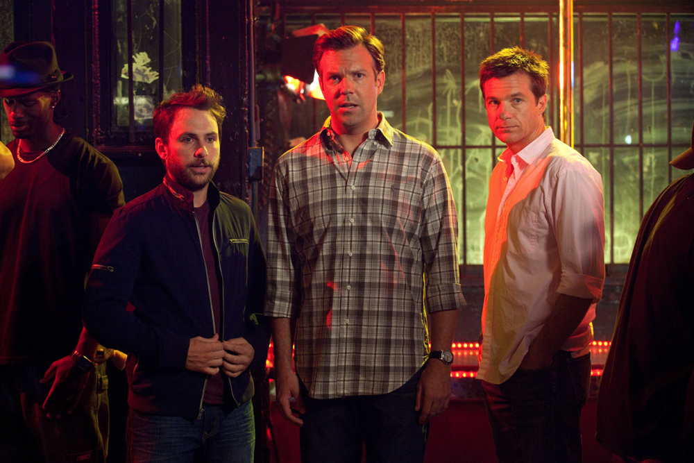  Charlie Day as Dale Arbus, Jason Sudeikis as Kurt Buckman and Jason Bateman as Nick Hendricks in New Line Cinema’s comedy Horrble Bosses, a Warner Bros. Pictures release.
