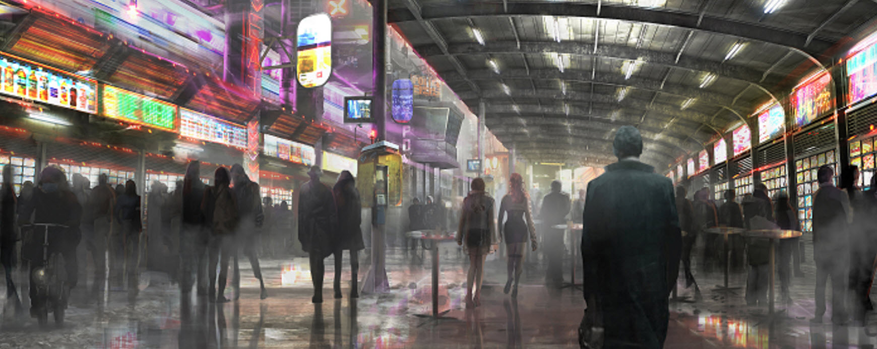  Concept art for the sequel of the cult film Blade Runner.