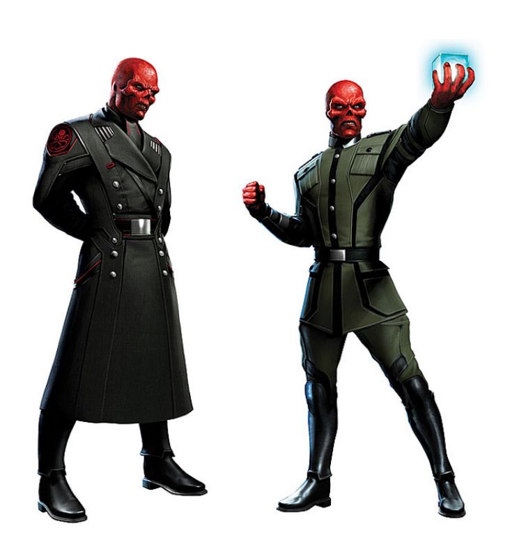  The Red Skull holding the Cosmic Cube in concept art from an unknown source apparently from the upcoming Captain America movie.