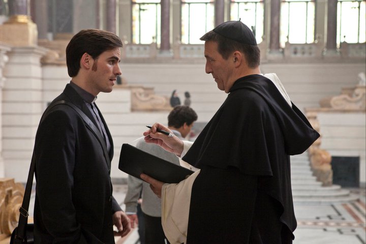  (L-r) COLIN O'DONOGHUE as Michael Kovak and CIARN HINDS as Father Xavier in New Line Cinemas psychological thriller THE RITE, a Warner Bros. Pictures release. Add a caption (L-r) COLIN O'DONOGHUE as Michael Kovak and CIARN HINDS as Father Xavier in New Line Cinemas psychological thriller THE RITE, a Warner Bros. Pictures release. 