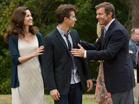  As before, Kenny Wormald as Ren faces off with Dennis Quaid’s Rev. Moore (with Andie MacDowell as his wife), although eventually they come to an understanding.
