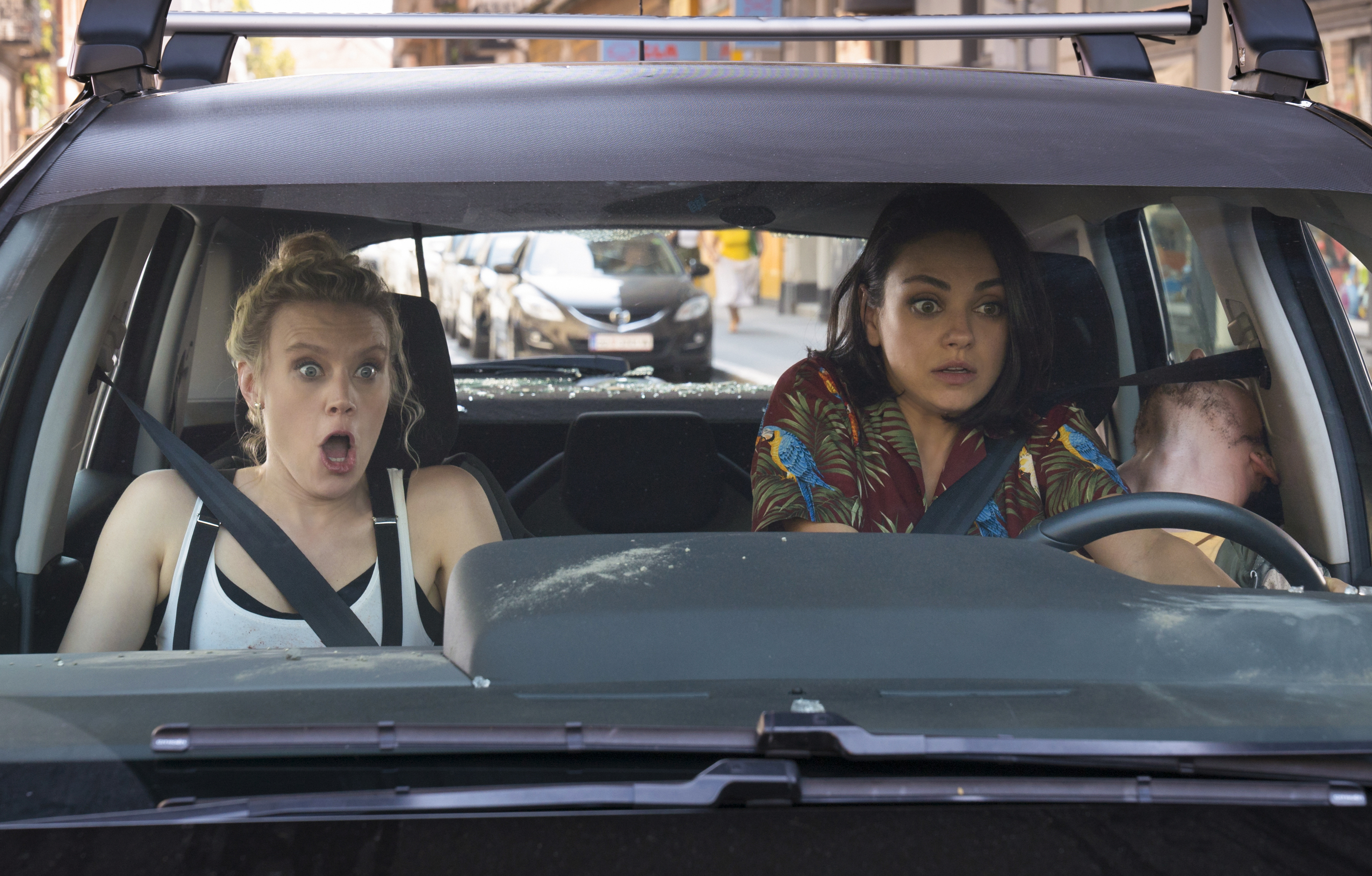  Kate McKinnon as &quot;Morgan&quot; and Mila Kunis as &quot;Audrey&quot; in THE SPY WHO DUMPED ME. Photo by Hopper Stone/SMPSP 