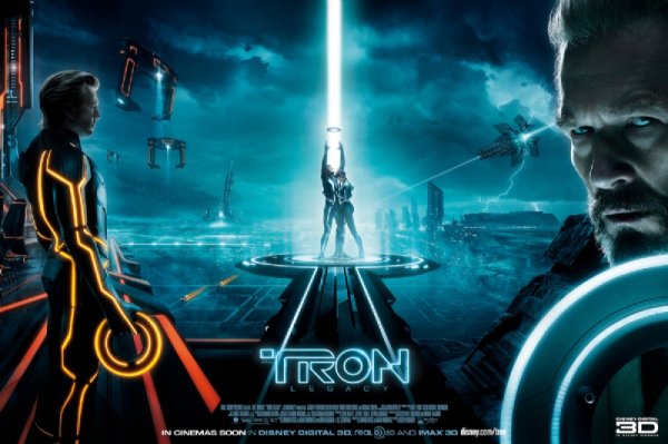 Tron Legacy Dual Side Movie Poster 18.5 X 27  