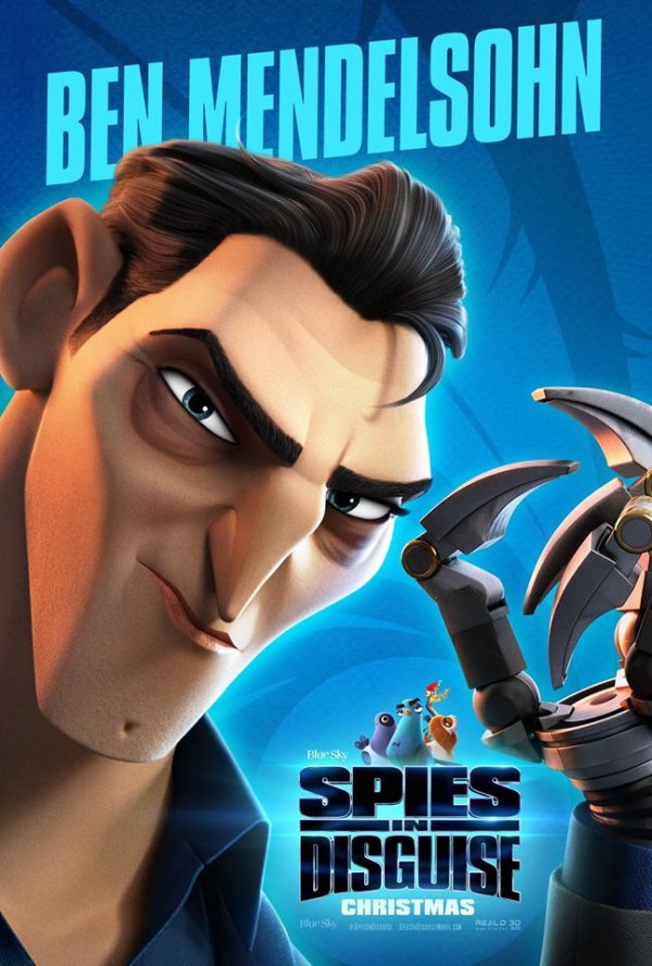 Details about   Spies in Disguise Movie 2019 48x32 24x36 Silk Poster G-170 