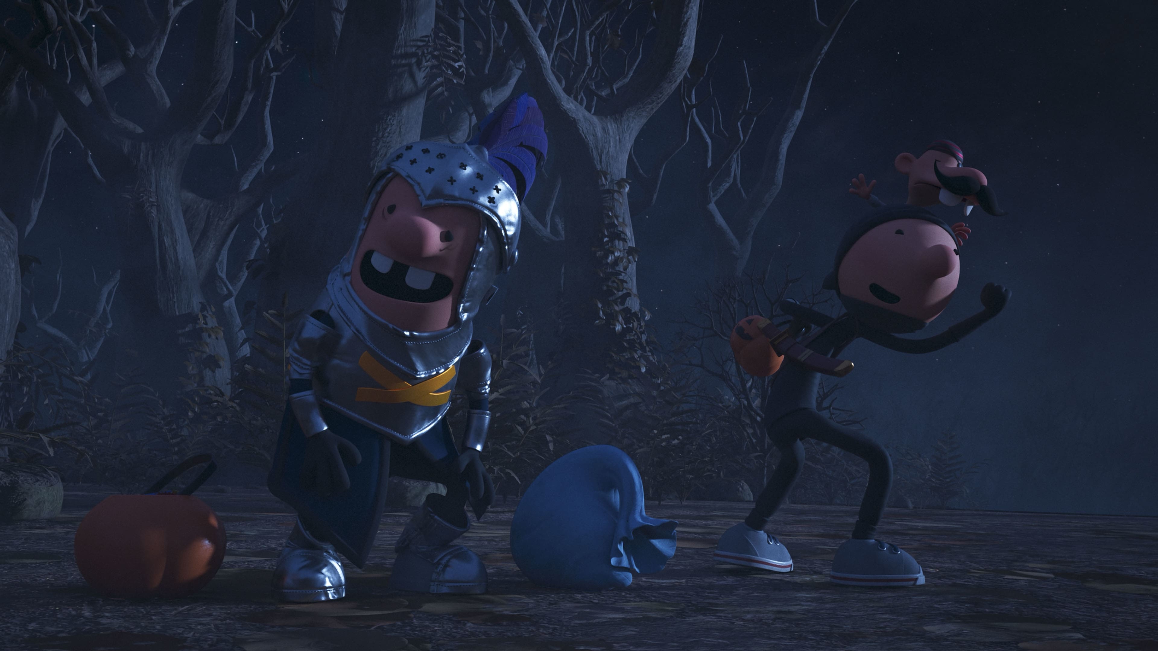  Rowley (voiced by Ethan William Childress) and Greg (voiced by Brady Noon) in 20th Century Studios' DIARY OF A WIMPY KID, exclusively on Disney+. 