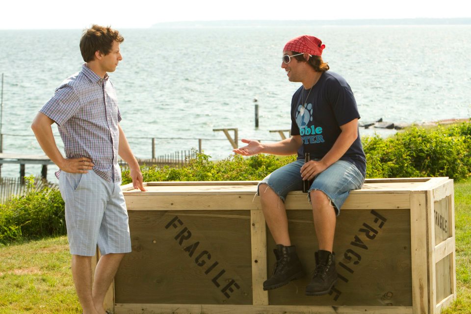  Donny Berger (Adam Sandler) and Todd Peterson in Columbia Pictures' comedy That's My Boy.