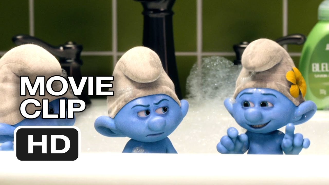 watch The Smurfs 2 Video Clip: Bubble Bath
