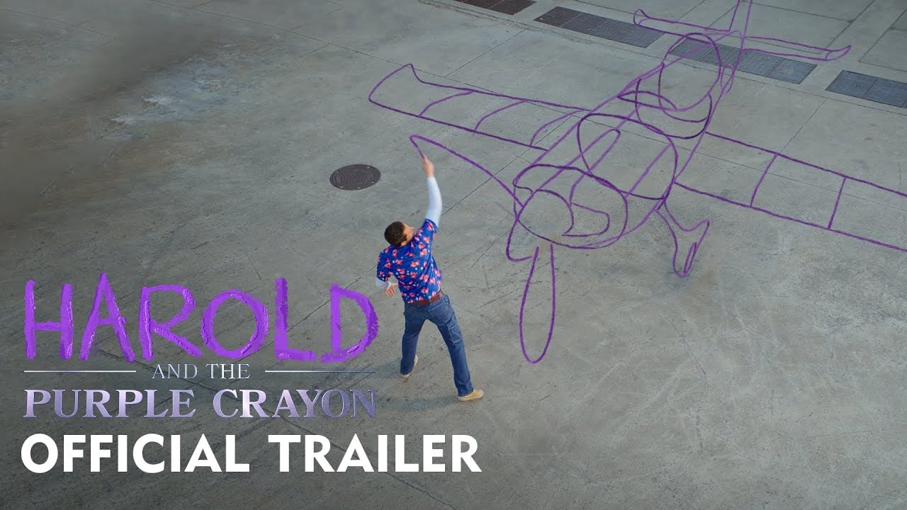 watch Harold and the Purple Crayon Official Trailer