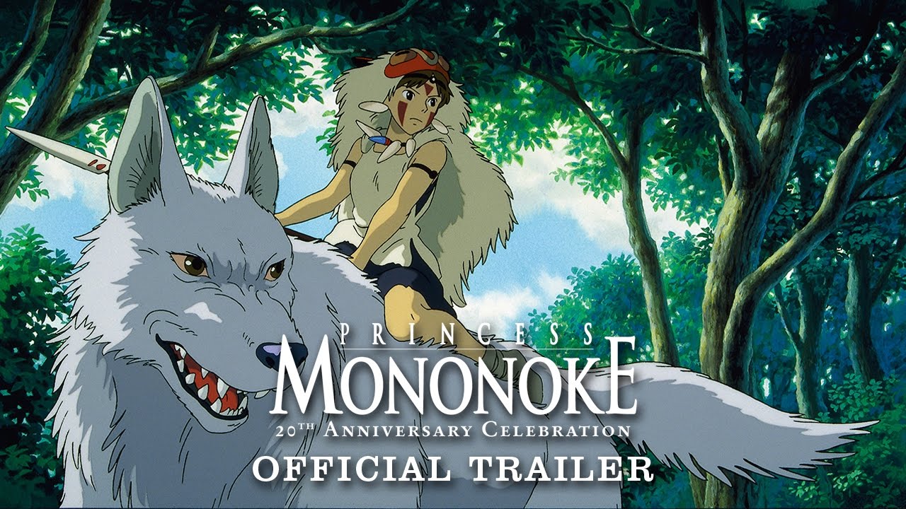 watch Princess Mononoke 20th Anniversary Theatrical Trailer