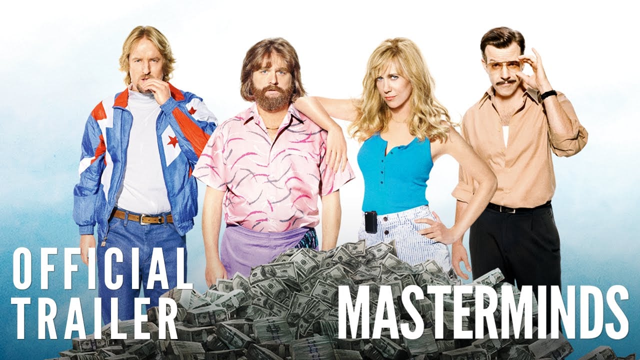 watch Masterminds Theatrical Trailer
