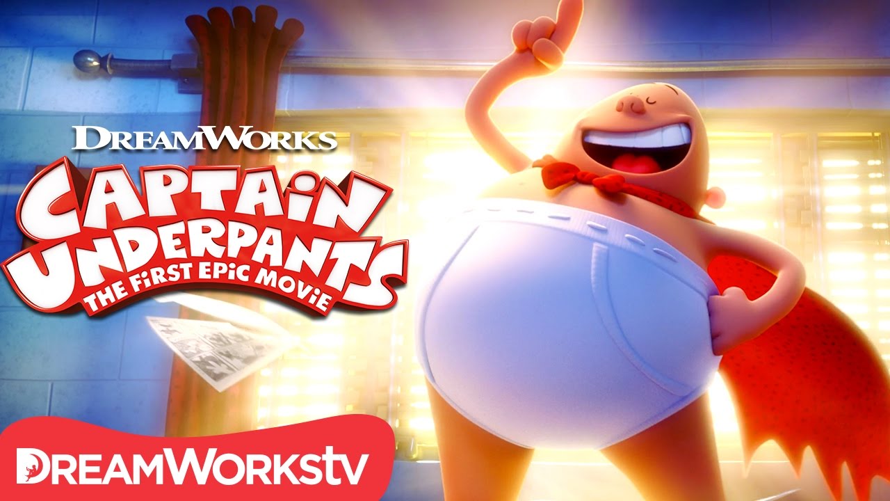 watch Captain Underpants: The First Epic Movie Theatrical Trailer